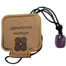 Load image into Gallery viewer, Tumble Stone Necklace Amethyst