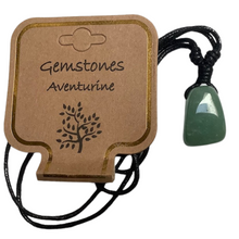 Load image into Gallery viewer, Tumble Stone Necklace Aventurine