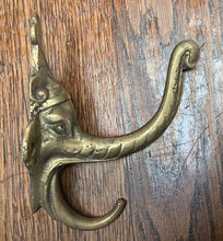 Load image into Gallery viewer, Brass Elephant Hook 10cm