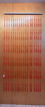 Load image into Gallery viewer, Red Plastic Door Curtain 90x175cm
