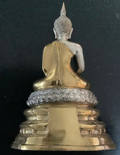Load image into Gallery viewer, Buddha Thai Brass Meditating 22cm