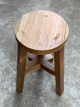 Load image into Gallery viewer, Stool Teak 3 leg 50cm high