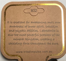 Load image into Gallery viewer, Tumble Stone Necklace Labrodite