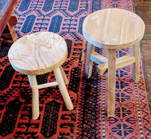 Load image into Gallery viewer, Stool Teak 4 leg 40cm high