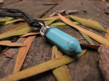 Load image into Gallery viewer, Gemstone Point Necklace Turquoise