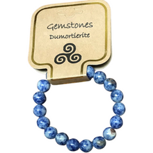 Load image into Gallery viewer, Gemstone Bracelet 10mm round dumotorite