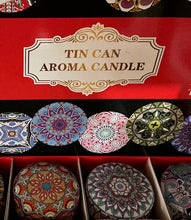 Load image into Gallery viewer, Aroma Candle in Decorative Tin