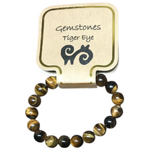 Load image into Gallery viewer, Gemstone Bracelet 10mm tiger eye