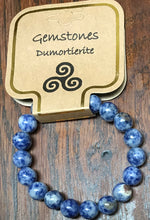 Load image into Gallery viewer, Gemstone Bracelet 10mm round dumotorite