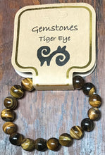 Load image into Gallery viewer, Gemstone Bracelet 10mm tiger eye