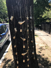 Load image into Gallery viewer, Bells Cylinder 85cm string Jute and Iron