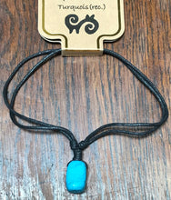 Load image into Gallery viewer, Tumble Stone Necklace Turquoise