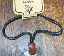 Load image into Gallery viewer, Tumble Stone Necklace Gold Stone