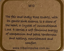 Load image into Gallery viewer, Tumble Stone Necklace Rose Quartz