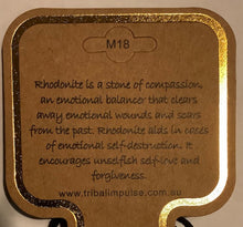 Load image into Gallery viewer, Tumble Stone Necklace Rhodonite