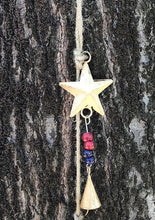 Load image into Gallery viewer, Bells Stars on 85cm String Jute and Iron