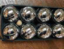 Load image into Gallery viewer, Pétanque Set of 8 Balls in Canvas Case