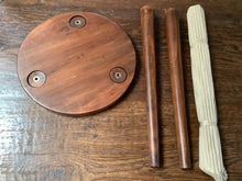 Load image into Gallery viewer, Round Side Table Om symbol 30cm diameter