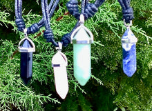 Load image into Gallery viewer, Gemstone Point Necklace Rose Quartz