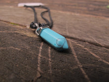 Load image into Gallery viewer, Gemstone Point Necklace Turquoise
