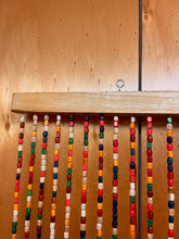 Load image into Gallery viewer, Multicoloured Wooden Door Curtain 90x175cm
