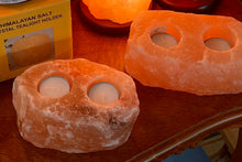 Load image into Gallery viewer, Salt Candle Holder 2 hole
