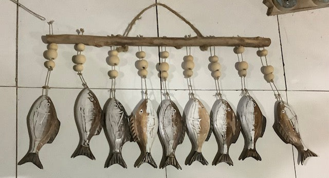 Hanging with 9 Fish on a Stick