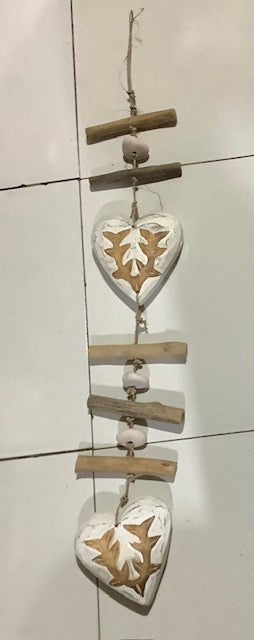 Hanging of Hearts and Sticks 50cm
