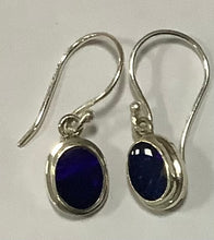 Load image into Gallery viewer, Earrings Sterling Silver Oval Opal
