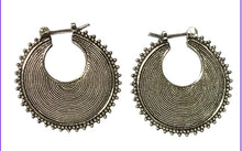 Load image into Gallery viewer, Earrings Sterling Silver Disc Style
