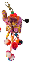 Load image into Gallery viewer, Keyring  Elephant with Pom-poms
