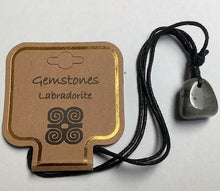 Load image into Gallery viewer, Tumble Stone Necklace Labrodite
