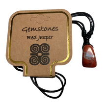 Load image into Gallery viewer, Tumble Stone Necklace Red Jasper
