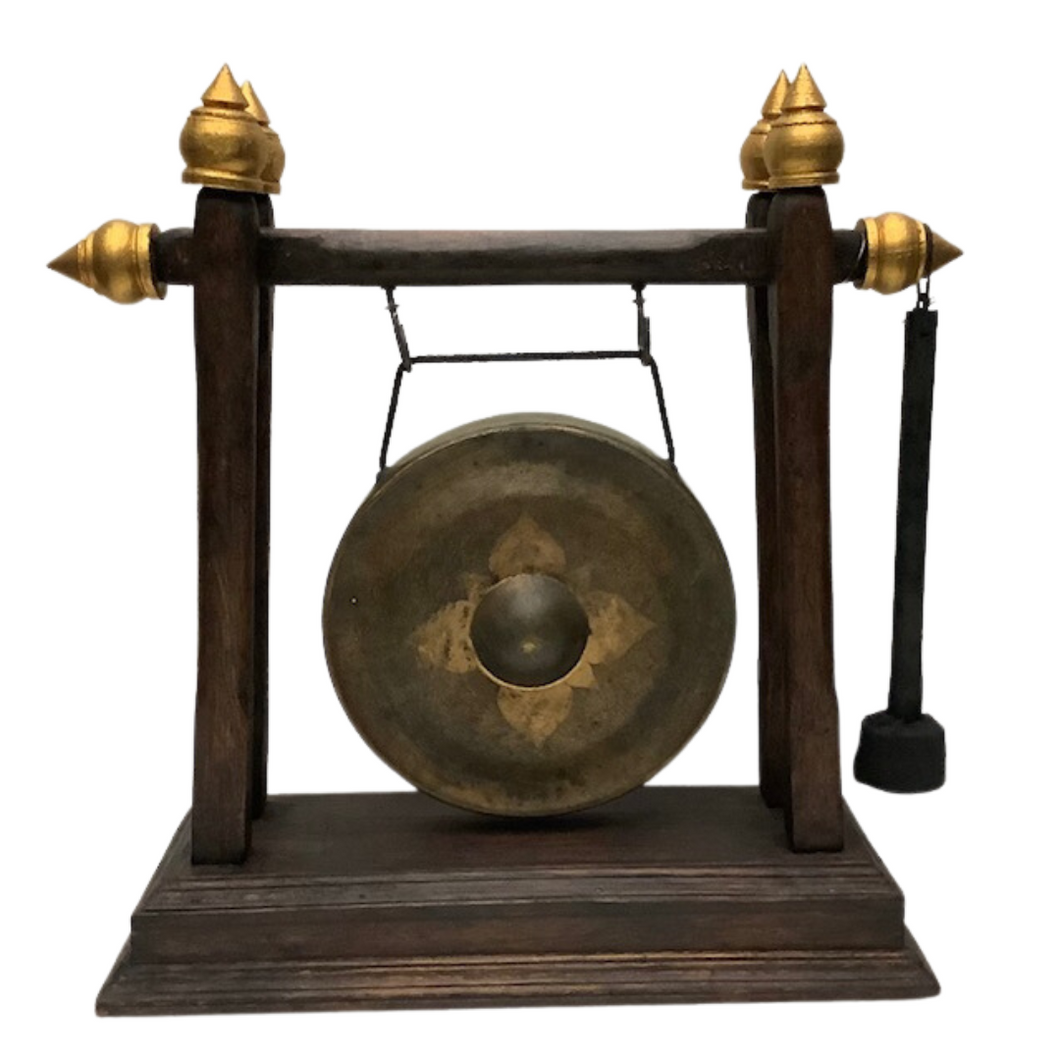 Gong in Wood Stand