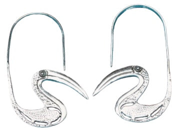 Earrings Sterling Silver Pelican
