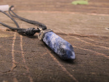 Load image into Gallery viewer, Gemstone Point Necklace Sodalite
