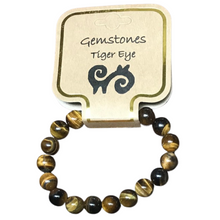 Load image into Gallery viewer, Gemstone Bracelet 10mm tiger eye
