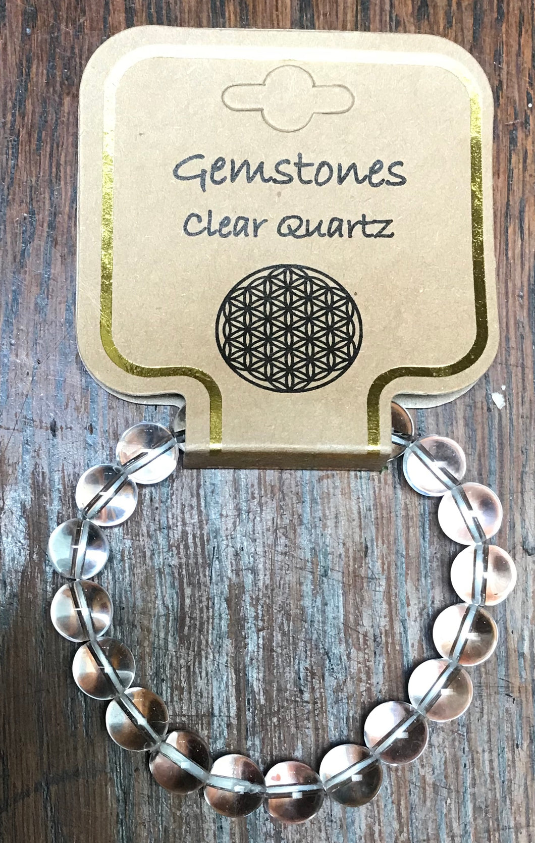 Gemstone Bracelet 10mm Crystal