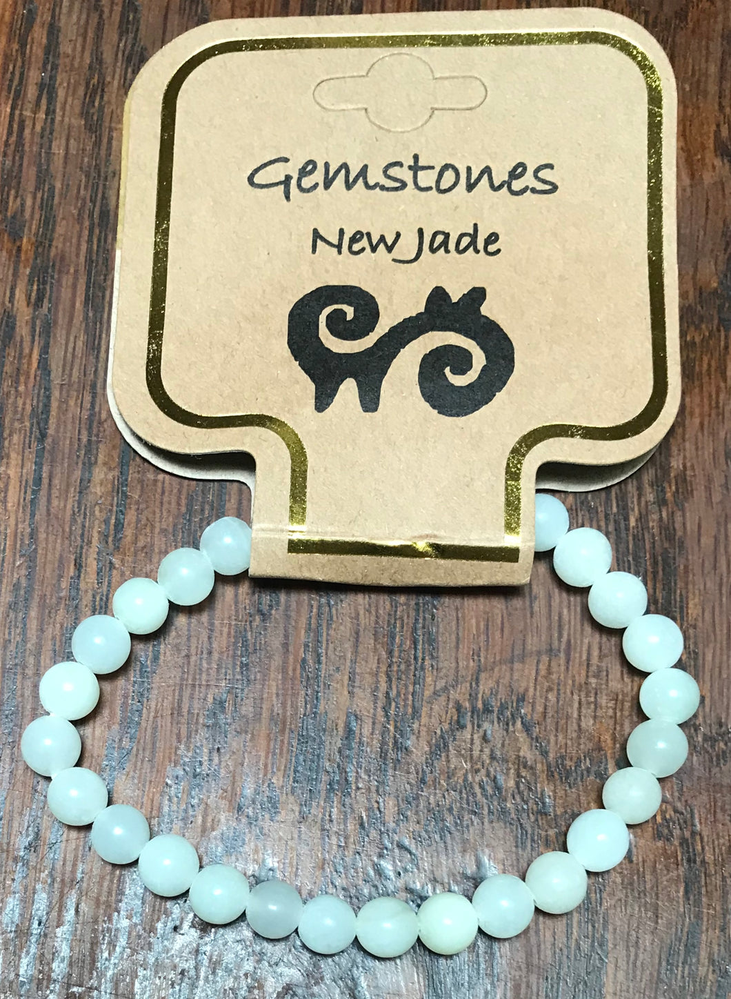 Gemstone Bracelet 6mm New Jade