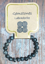 Load image into Gallery viewer, Gemstone Bracelet 8mm Labradorite
