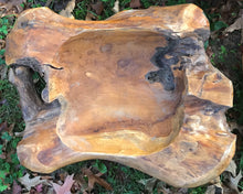Load image into Gallery viewer, Teak Bowl 50cm x 50cm x 12cm approx
