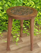 Load image into Gallery viewer, Round Side Table Moon 30cm diameter
