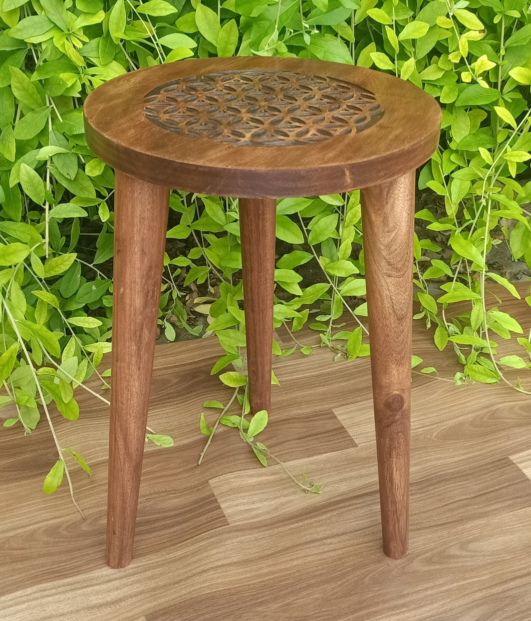 Round Side Table Mandala 30cm diameter