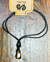 Load image into Gallery viewer, Tumble Stone Necklace Tiger Eye
