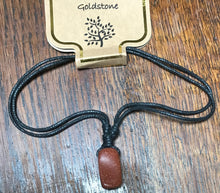 Load image into Gallery viewer, Tumble Stone Necklace Gold Stone
