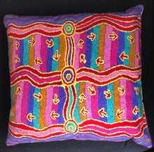 Load image into Gallery viewer, Cushion cotton 45x45cm Emu Dreaming
