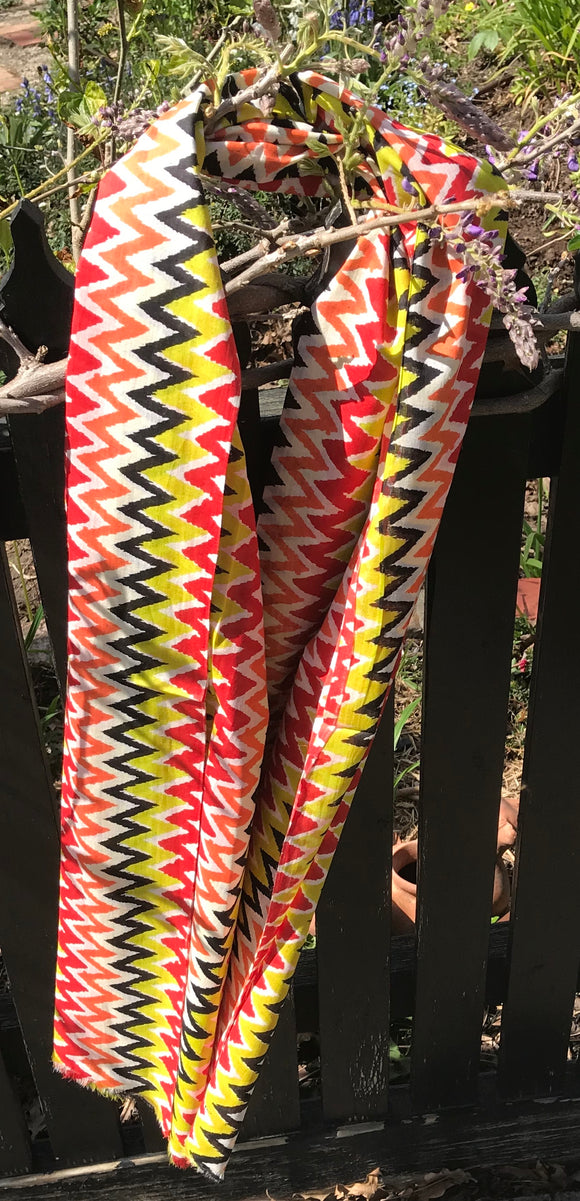 Scarf Zig Zag 50x167cm
