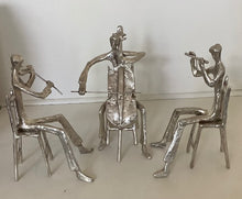 Load image into Gallery viewer, Brass Musicians Classical Trio 22cm high
