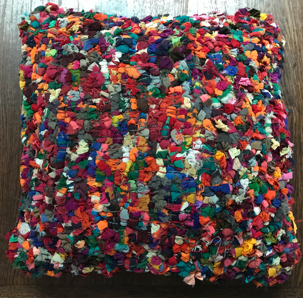 Cushion cotton 45x45cm multi colour pop art
