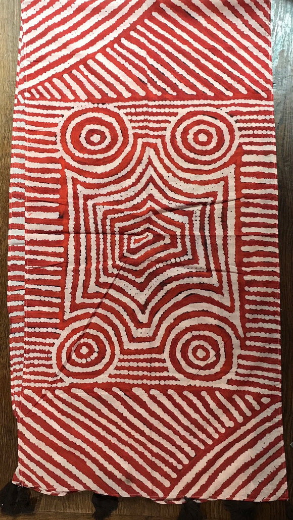 Scarf Goanna Dreaming by Maryanne  Nungarrayi Spencer
